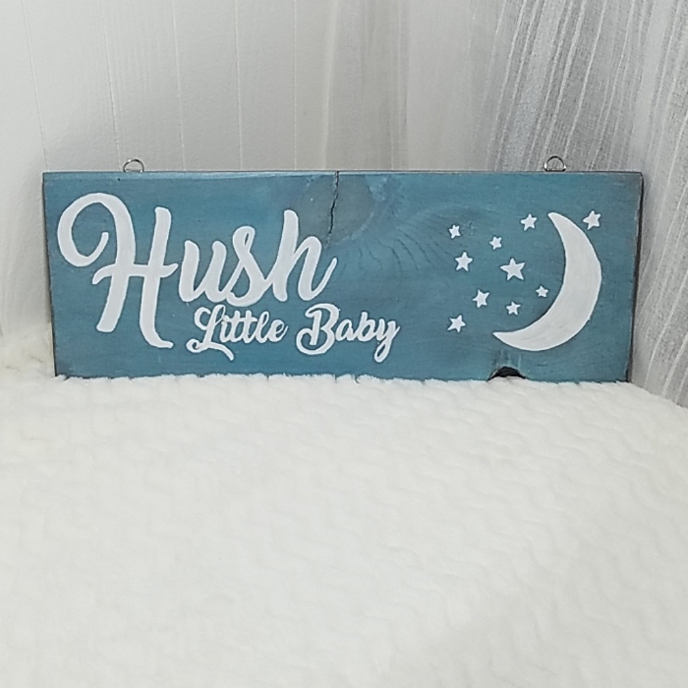 Handpainted wooden sign